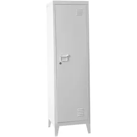 [en.casa] Einzelspind Kurikka 38 x 137 x 38 cm Weiß