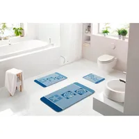 GRUND Badematte Blau 40 x 50 cm