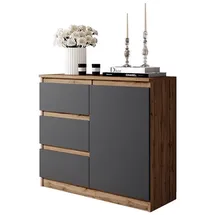 OEM Wotan 80 cm Eiche/Anthrazit