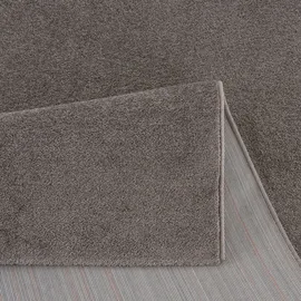 Sanat Kurzflor Teppich Wohnzimmer - Uni Modern Teppiche fürs Schlafzimmer, Arbeitszimmer, Büro, Flur, Kinderzimmer und Küche - Grau, 160 x 230 cm
