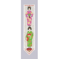 Le bonheur des dames Lesezeichen Kreuzstich Stickpackung