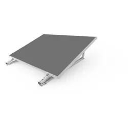 PV Montagesystem für Flachdach 15-30°