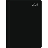 Zettler Taschenkalender schwarz 2026 - Bürokalender 10,2x14,2 - 1