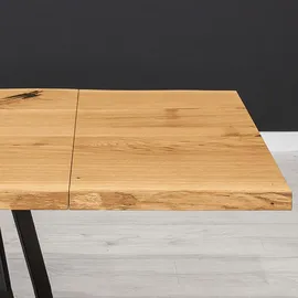 danzz Delta 160 x 80 x 80 cm ausziehbar Eiche braun