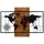 Asir Bilderrahmen Holz/Metall Schwarz/Braun 25x35 cm 1 St.