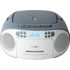 Reflexion RCR2260DAB DAB+, FM DAB AUX, CD, Kassette, USB Weiß, Blau