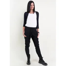 Seidel Moden Shirtjacke mit 3/4 Ärmeln Schwarz 42