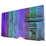 JVmoebel Wandpaneel Wandpaneel LED Wasserwand Wasser Wände Wasser Blasen 400x250cm, (1-tlg) Made in Europa weiß