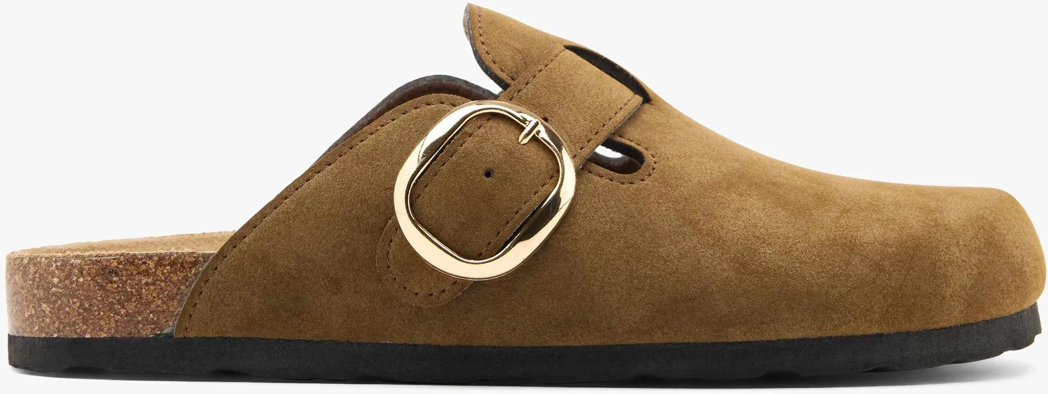 Graceland  Tieffuß Pantolette Braun, Damen, Größe: 36, Material: Synthetik/Textil - Graceland  Tieffuß Pantolette Braun, Damen, Größe: 36, Material: Synthetik/Textil - woman - Braun