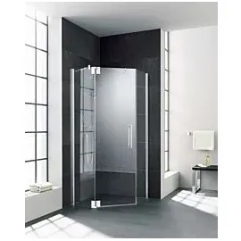 Kermi Pasa XP Fünfeck-Duschkabine mit Pendeltür links 90 x 90 cm PXL40090201AK