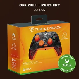 Turtle Beach Rematch Core Controller Schwarz/Grau/Orange für Xbox