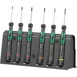 Wera 2050/6 Elektroniker Schraubendrehersatz + Rack