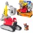Spin Master Rubble & Crew - Chargers 2-in-1 Mega Kran, Premium Baufahrzeug mit abnehmbarer Baggerkralle und Presslufthammer sowie Charger Hundefigur