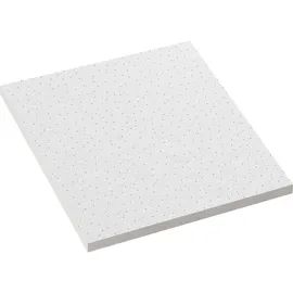 GGM Möbel 10er-Set Mineralfaserplatte 62x62 | Weiß | feinkörniger Putz| | Dicke 15 mm | Rasterdeckenplatten, Akustikdeckenplatte, Rasterplatte, Mineralplatte