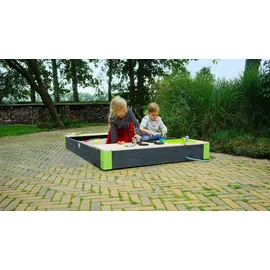 EXIT TOYS Holzsandkasten Aksent mit Küche grau