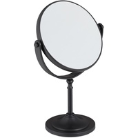 Kosmetikspiegel Vergrößerungsspiegel schwarz Kosmetik Standspiegel Spiegel rund