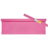 IDENA Damast Tischtuch Rolle pink