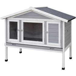 Nagerstall 4-Season Superior - Kaninchenstall, Hasenstall, 130 x 66 x 110cm