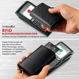 AISIR Slim Wallet Unisex Geldbörse schwarz