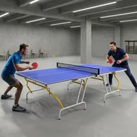 sportnow Tischtennisplatte Klappbar Indoor Blau