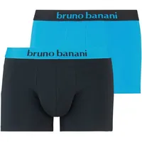 bruno banani 2P Flowing Shorts Schwarz/Blau Baumwolle XX-Large