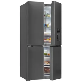 Exquisit MD430-100-WS-200E Multi Door (432 l, 1775 mm hoch, Inoxlook-az)