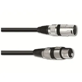 Omnitronic XLR Verbindungskabel 1x XLR-Stecker 3 polig - 1x XLR-Buchse 3 polig 10,00m (3022055N)