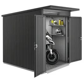 Biohort AvantGarde A2 1,8 x 2,2 m dunkelgrau-metallic Doppeltür