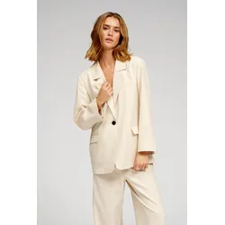 Oversized Blazer - Beige - TeeShoppen