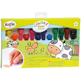 Aladine 12 Wachsmalstifte Tiere