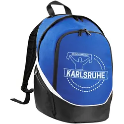 multifanshop Rucksack - Karlsruhe - Meine Fankurve - Druck weiß - Tasche