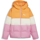 Puma Winterjacke PUMA "Poly Pufferjacke mit Kapuze Jugendliche" Gr. 164, pink (mauved out pink) Kinder Jacken