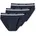 Rioslip unifarben blau/weiß 3XL