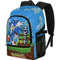 Karactermania Sonic The Hedgehog Greenhill Anpassbarer Rucksack 44 cm,