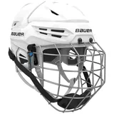 Bauer Reakt 55 Helm Combo mit Gitter Senior weiß