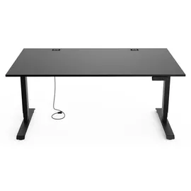 Yaasa Schreibtisch Desk Essential 160 x 80 cm Dunkelgrau/Schwarz