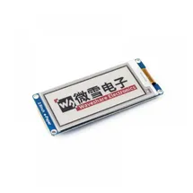 Waveshare 2.9inch ePaper Modul, 296x128 Pixel, SPI Interface, dreifarbig, VA 170°, 26,4mW