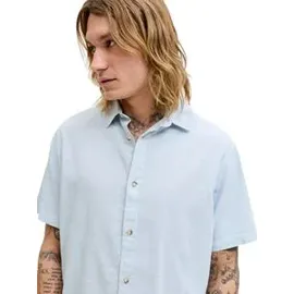 JACK & JONES Kurzarmhemd Blau M