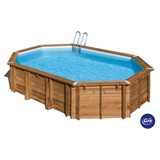 Gre POOL-SET Kieferfarben - 456x131x656 cm