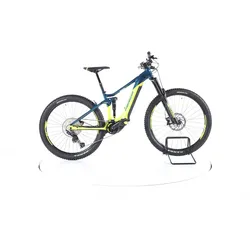 Merida eONE-SIXTY 500 Fully E-Bike 2021 - teal blue lime - L