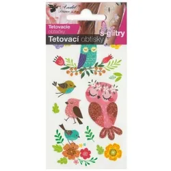 Abwaschbare Tattoos - Eulen