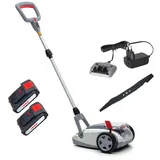 Akku Einhandrasenmäher ICHM 20 2x Akku 20 Volt Ladegerät Ersatzmesser