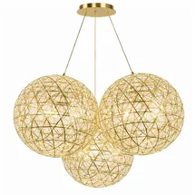 s.luce Atom 3-flg. 70 cm Rund Gold