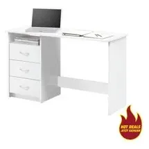 Schreibtisch Adria weiß B/H/T: ca. 123x77x50 cm - weiß