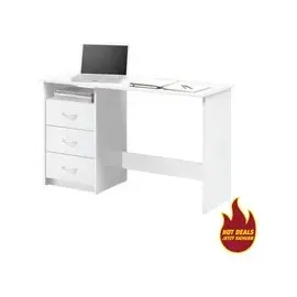 Schreibtisch Adria weiß B/H/T: ca. 123x77x50 cm - weiß