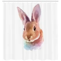 ABAKUHAUS Duschvorhang 175 x 180 cm lila