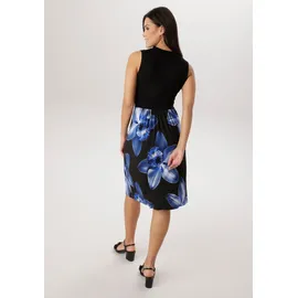 Aniston SELECTED Jerseykleid Blau/Schwarz 40