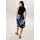 Aniston SELECTED Jerseykleid Blau/Schwarz 40