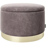 Phoenix Playboy Hocker Playboy, Rosa, Textil, rund, 55x35x55 cm, Stauraum, Wohnzimmer, Hocker, Sitzhocker