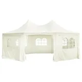 vidaXL Garten Zeltover Creme 6 x 4,5 x 3 m Stoff